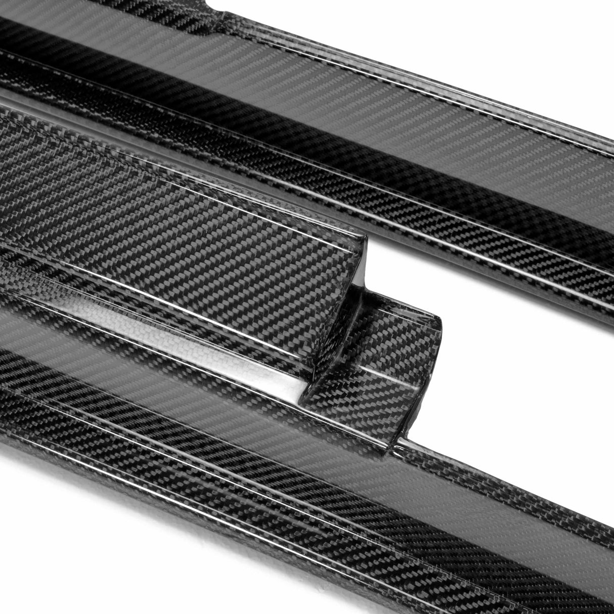 SS-style carbon fiber side skirts for 2009-2016 Nissan GTR