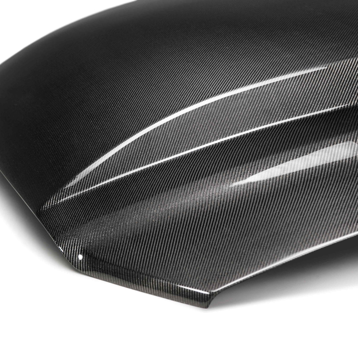 Type-CJ carbon fiber cowl hood for 2013-2014 Ford Mustang
