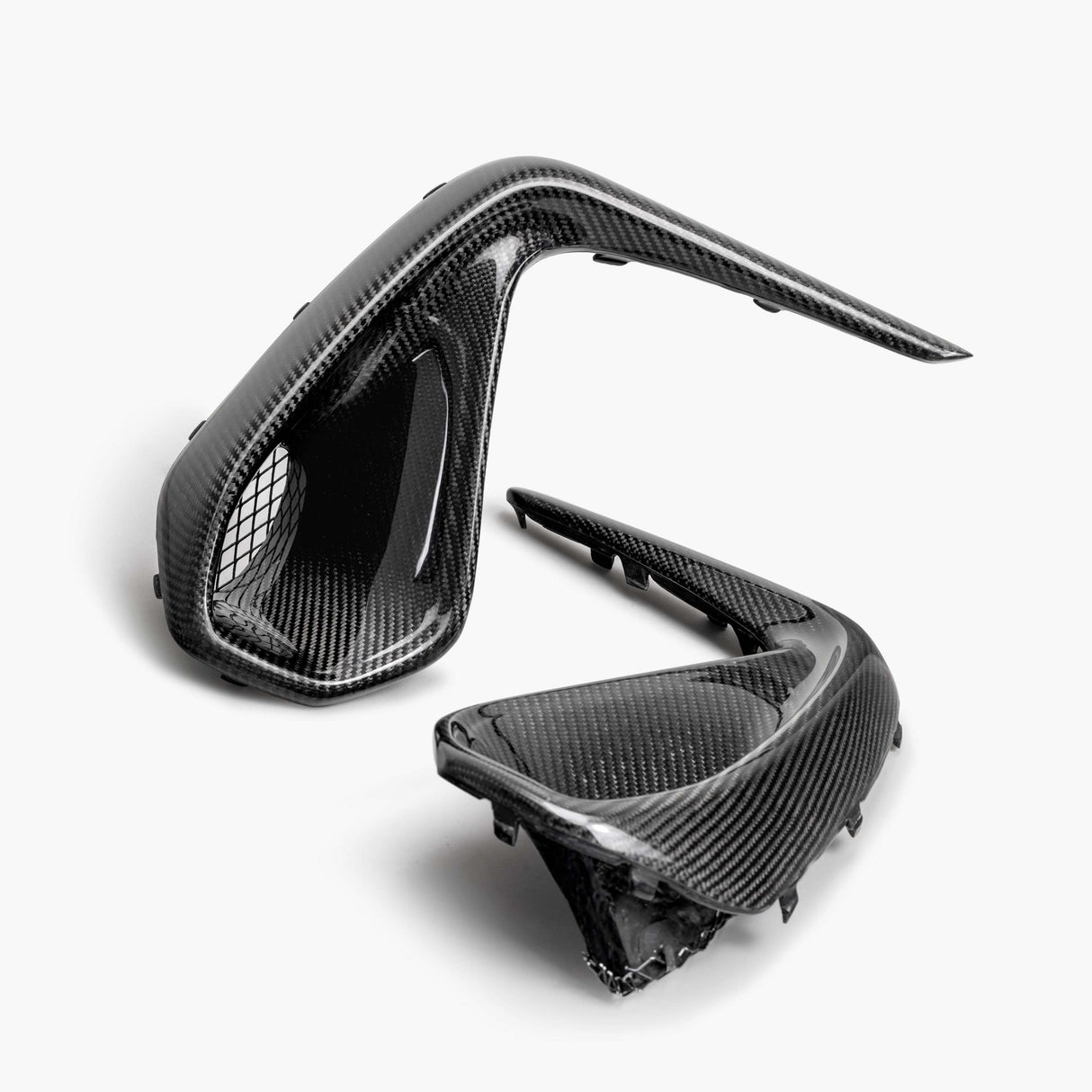 Carbon fiber front bumper duct for 2022 Subaru BRZ