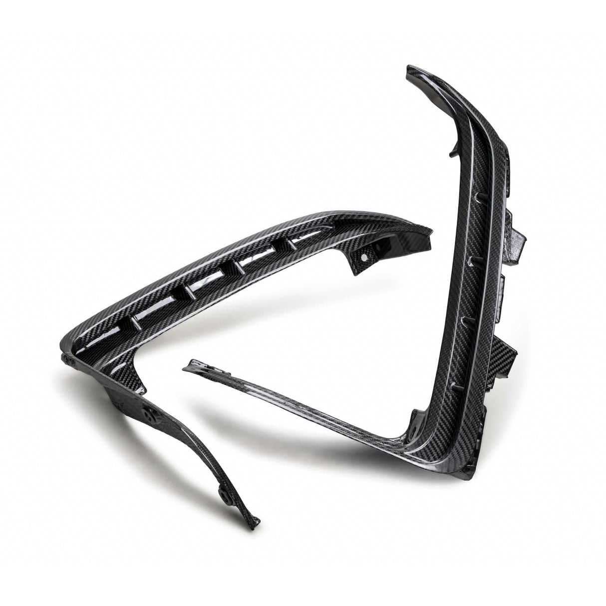 Type-OE carbon fiber tail light surrounds for 2021-2024 RAM TRX (Pair)