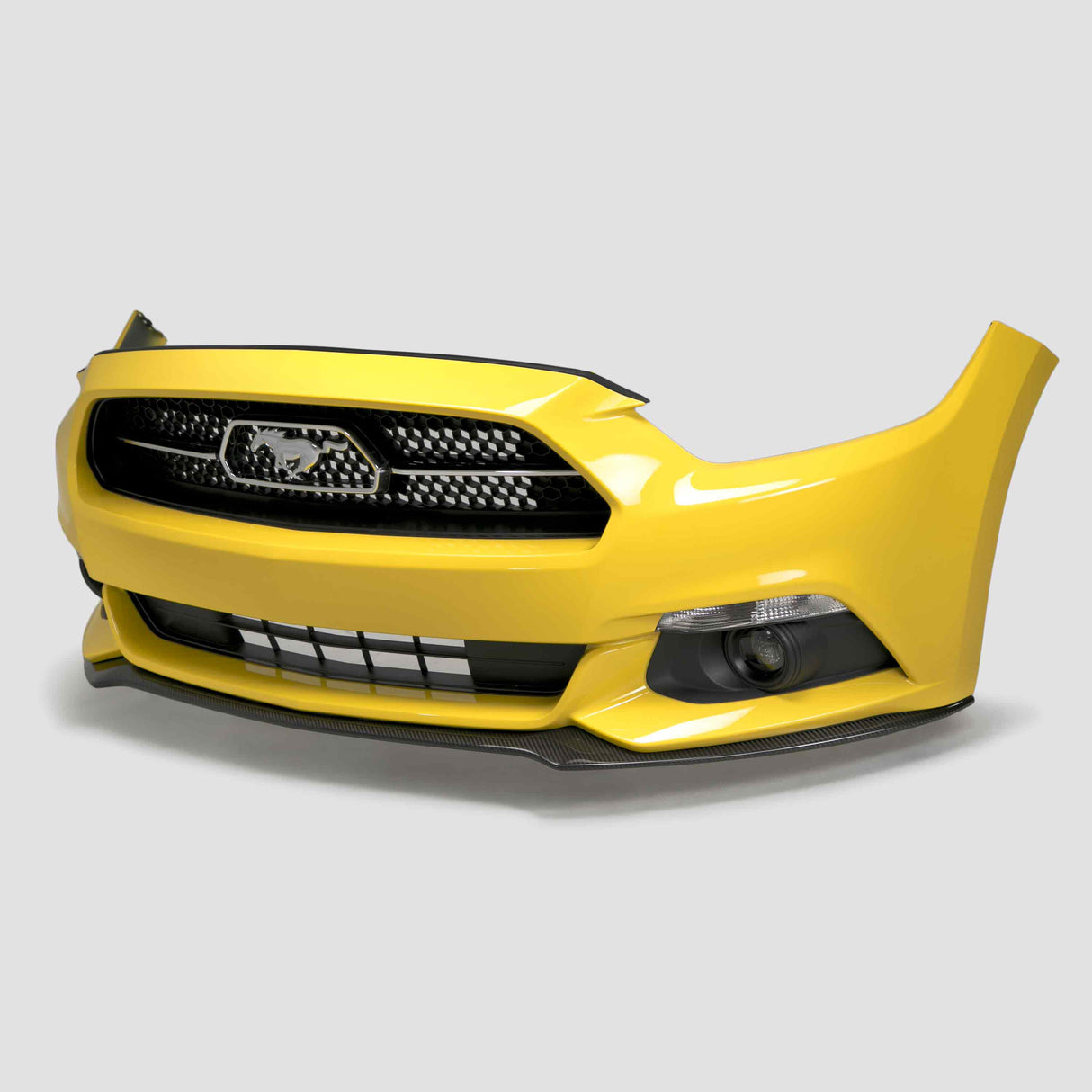 Type-OE carbon fiber front chin splitter for 2015-2017 Ford Mustang