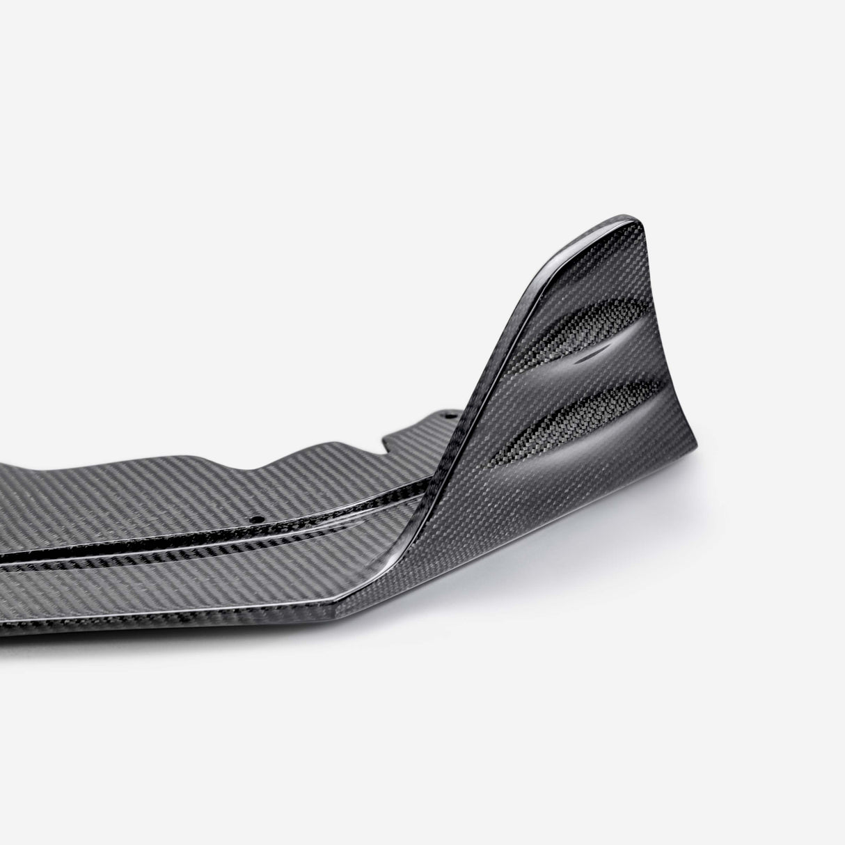 MB-style carbon fiber front lip for 2022 Subaru BRZ