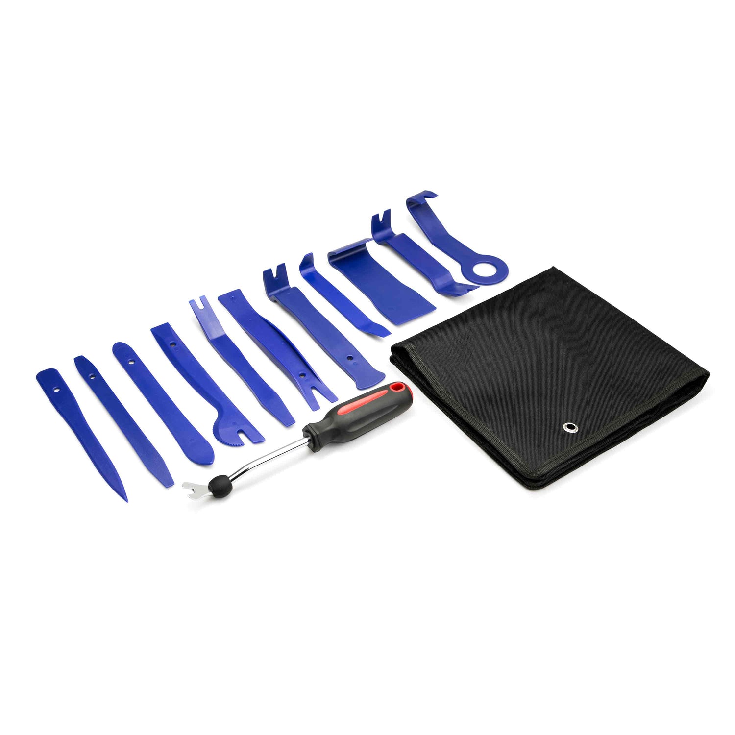 Automotive Trim and Panel Removal Tool Set - 11 Pieces with Bonus Tool & Storage Pouch