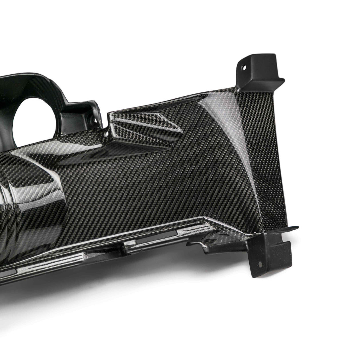 Carbon fiber fog light surrounds for 2015-2017 Ford Mustang