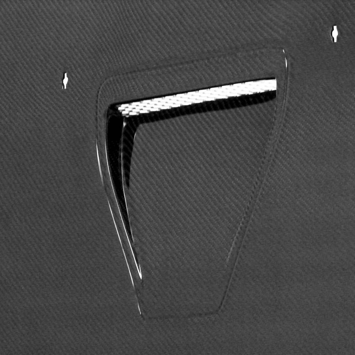 TS-style carbon fiber hood for 2008-2015 Mitsubishi Lancer EVO X