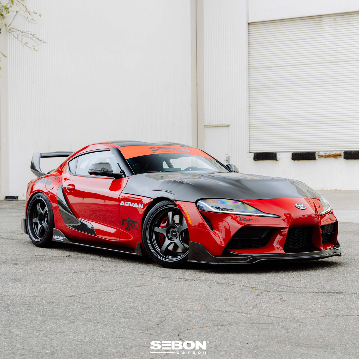 OE-style carbon fiber door garnish for 2020-2023 Toyota Supra