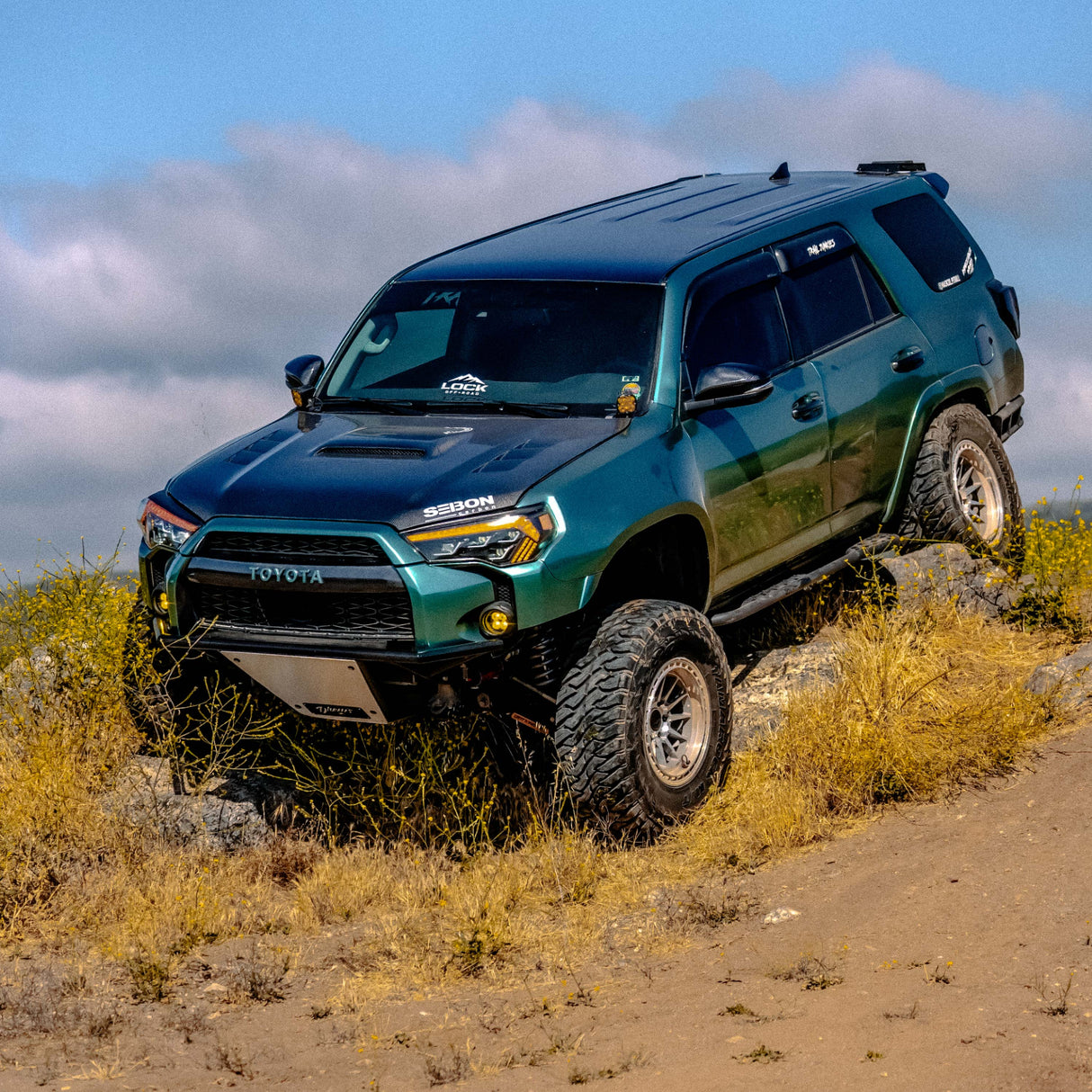 TS-style carbon fiber hood for 2010-2023 Toyota 4Runner