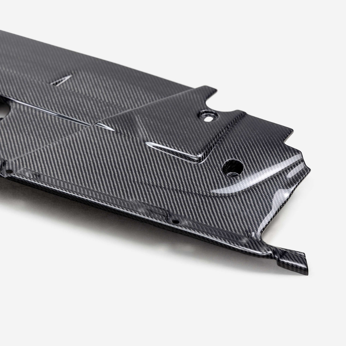 Carbon fiber radiator cover for 2024 Ford Mustang