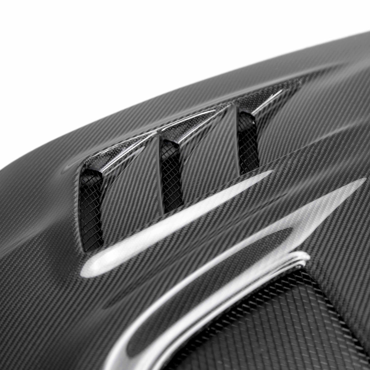 CW-style carbon fiber hood for 2003-2006 Mitsubishi Lancer EVO