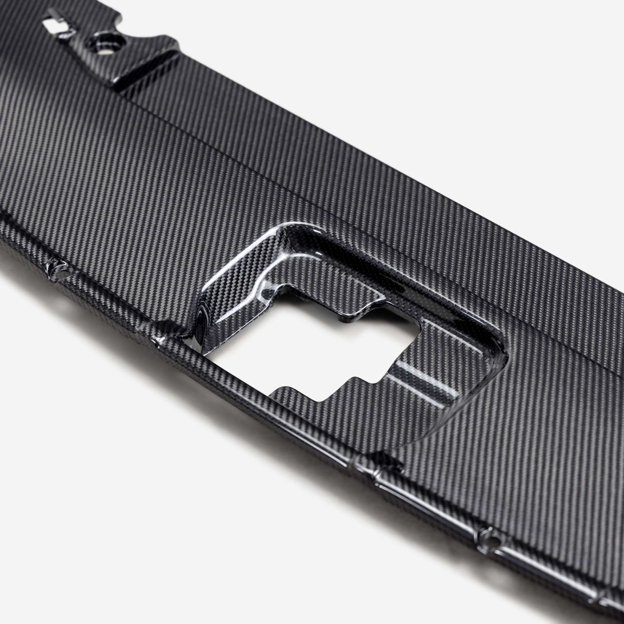 Carbon fiber radiator cover for 2015-2017 Ford Mustang