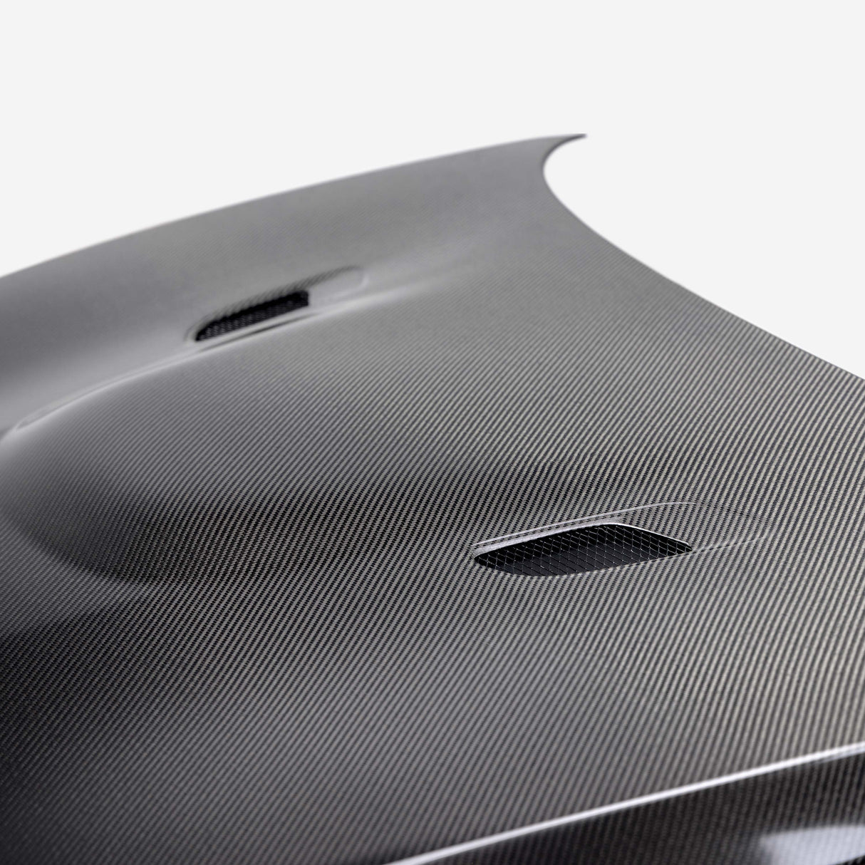 BM-style carbon fiber hood for 2012-2019 BMW F20 1 Series, 2014-2021 F22 2 Series, and 2016-2021 F87 M2