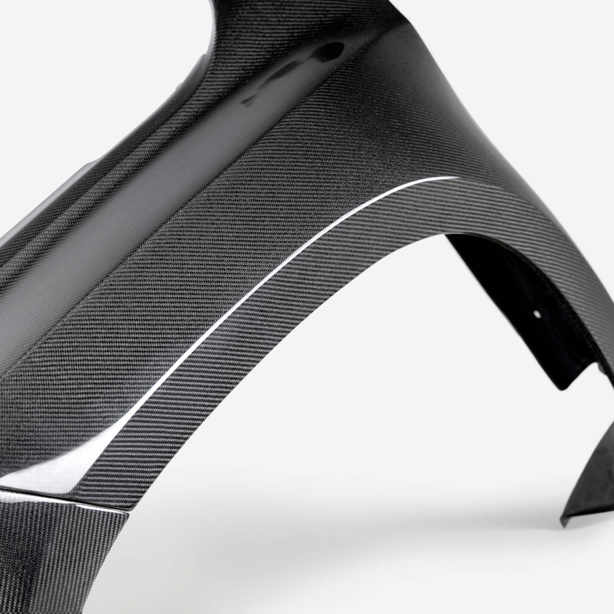 MB-style carbon fiber front fenders for 2022 Nissan Frontier (2" rise & 4" wider)