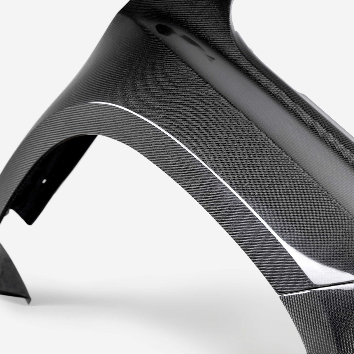 MB-style carbon fiber front fenders for 2022 Nissan Frontier (2" rise & 4" wider)