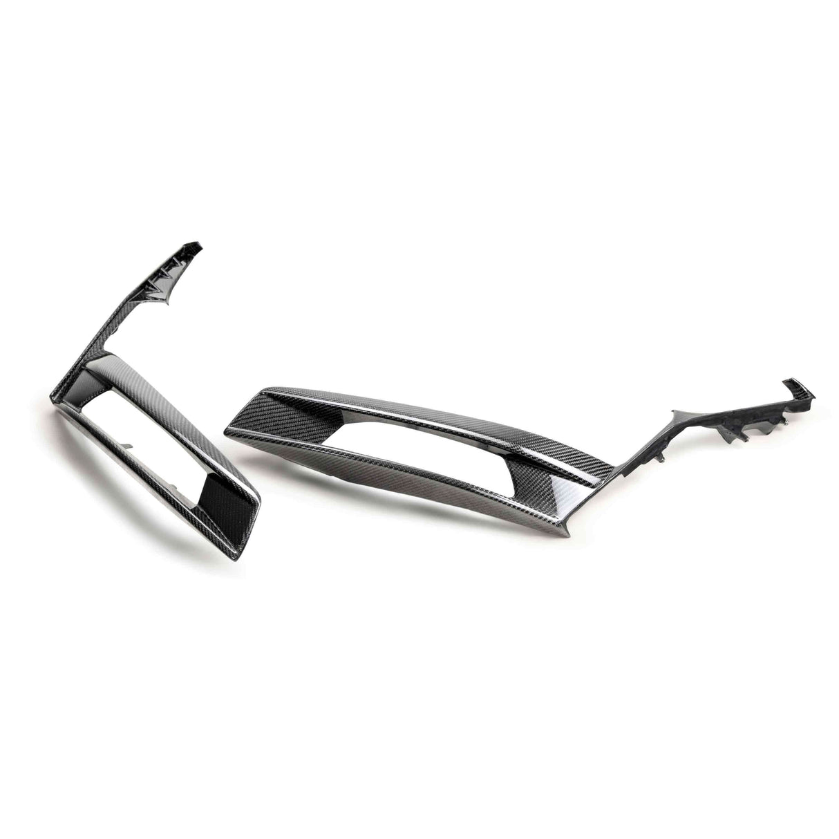 Carbon fiber turn signal bezels for 2020-2022 Ford Mustang Shelby GT500