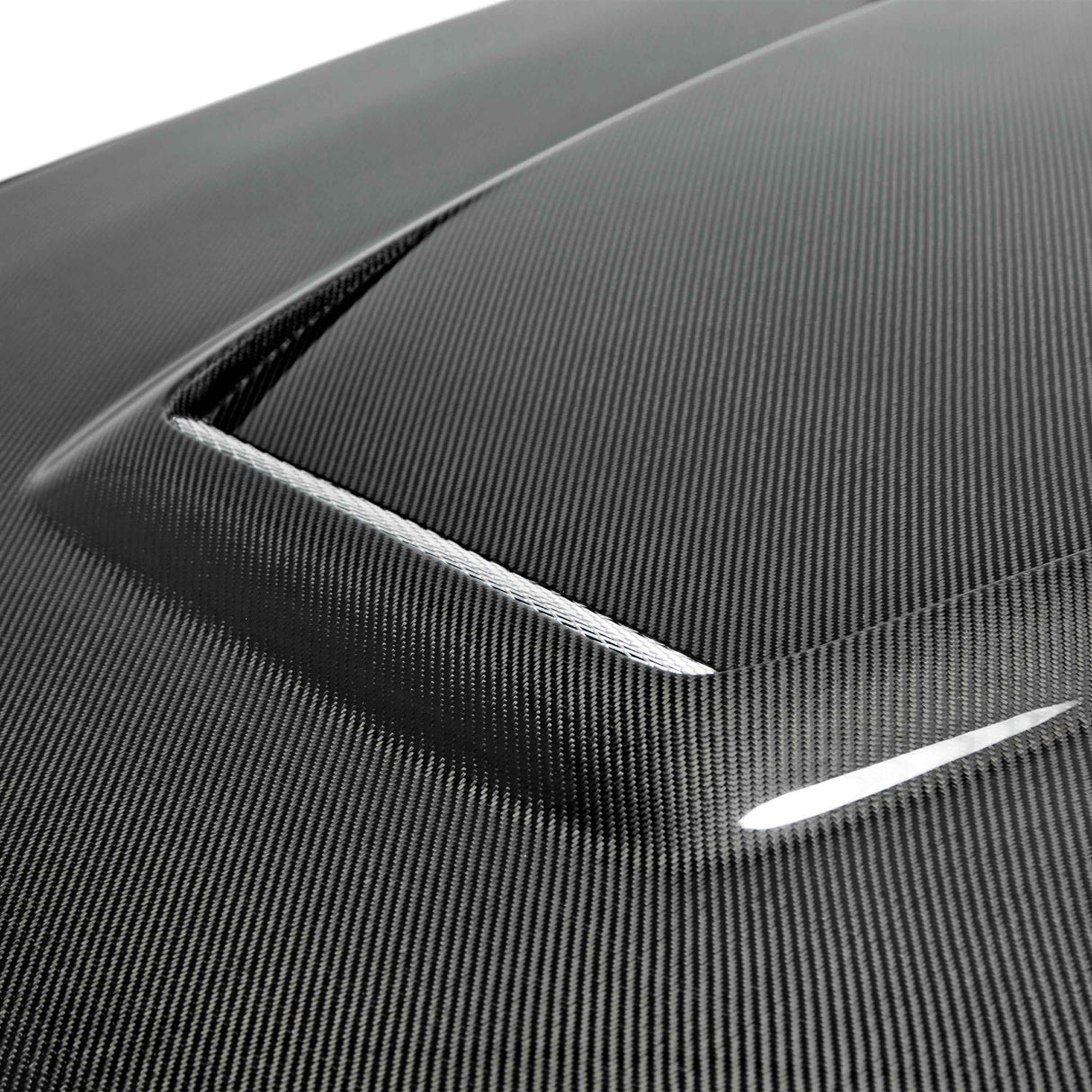 Type-GR (GT350 Style) double sided carbon fiber hood for 2015-2017 Ford Mustang
