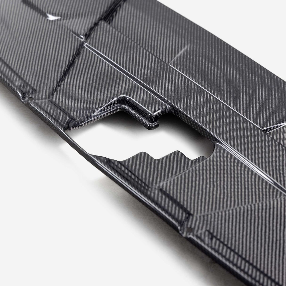 Carbon fiber radiator cover for 2024 Ford Mustang