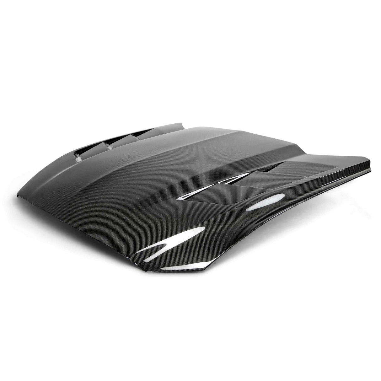 Heat extractor double sided carbon fiber hood for 2015-2017 Ford Mustang