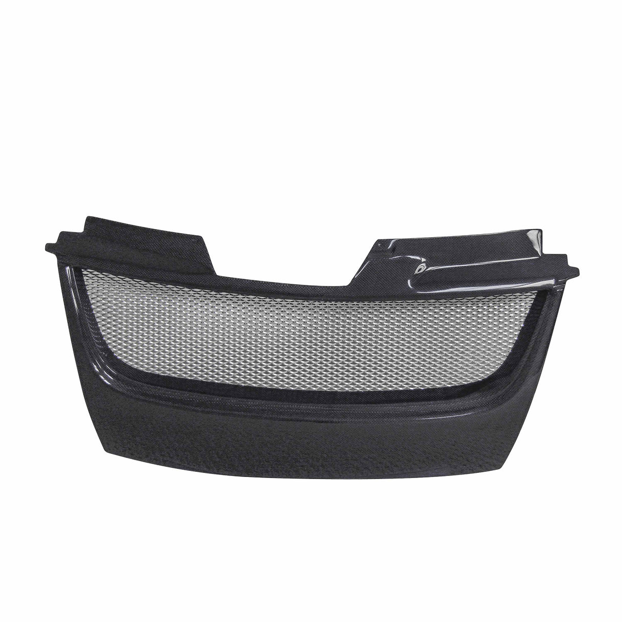 TD-style carbon fiber front grille for 2006-2009 Volkswagen Golf GTI (Emblem Shaved)