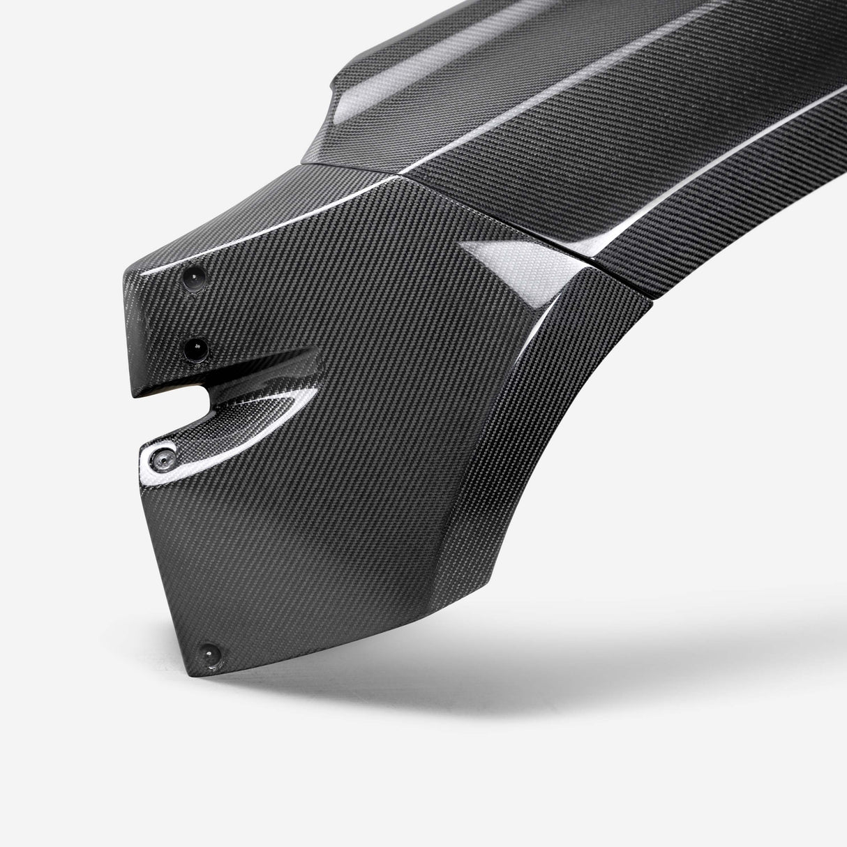 MB-style carbon fiber front fenders for 2022 Nissan Frontier (2" rise & 4" wider)