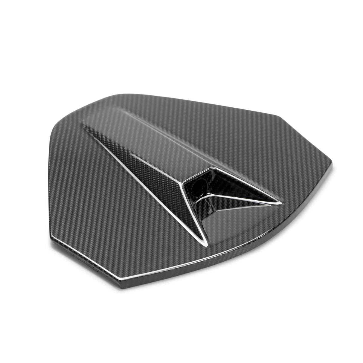 Carbon fiber rear camera decklid housing panel for 2020-2024 Chevrolet C8 (coupe)