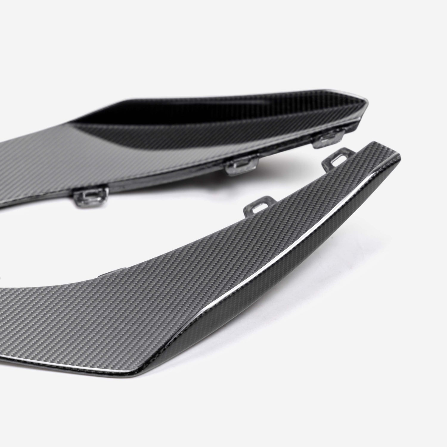 Carbon fiber dive planes for 2023-2024 Chevrolet C8 Z06 (PAIR)