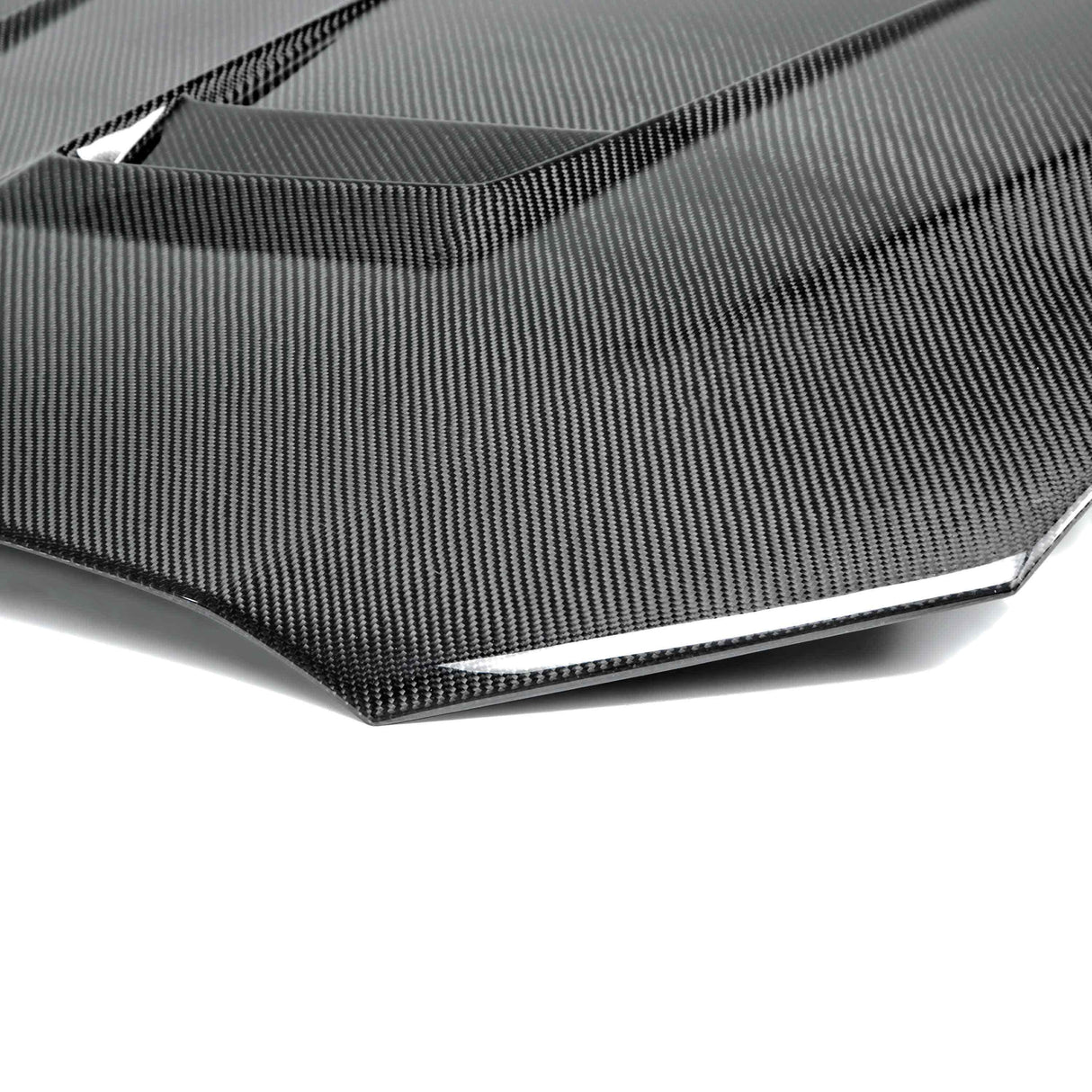 DV-style carbon fiber hood for 2008-2015 Mitsubishi Lancer EVO X