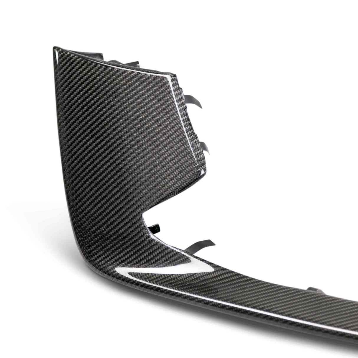 Carbon fiber front bumper inserts for 2015-2020 Ford Mustang Shelby GT350