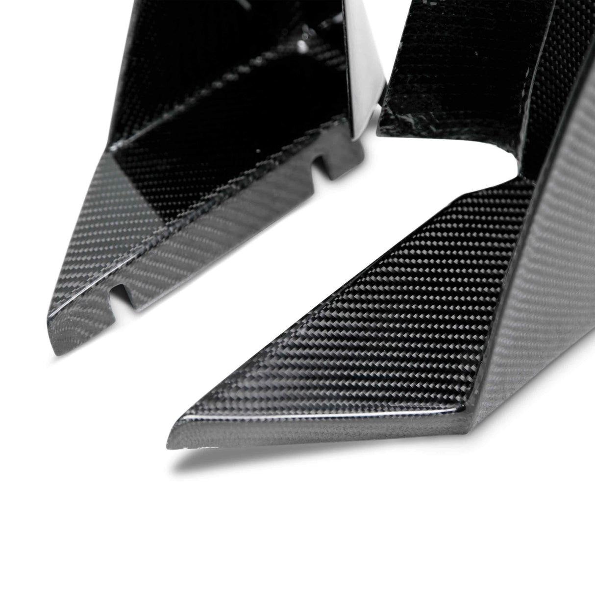 Carbon fiber front bumper canards for 2015-2019 Chevrolet Corvette C7 Z06