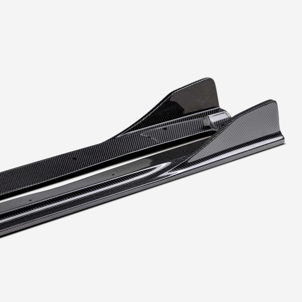 MB-style carbon fiber side skirts for 2023-2024 Nissan Z