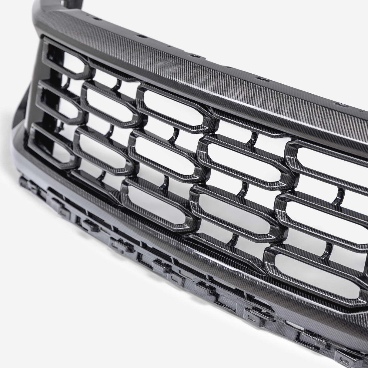 Carbon fiber front grille for 2024 Ford F-150 XL/XLT