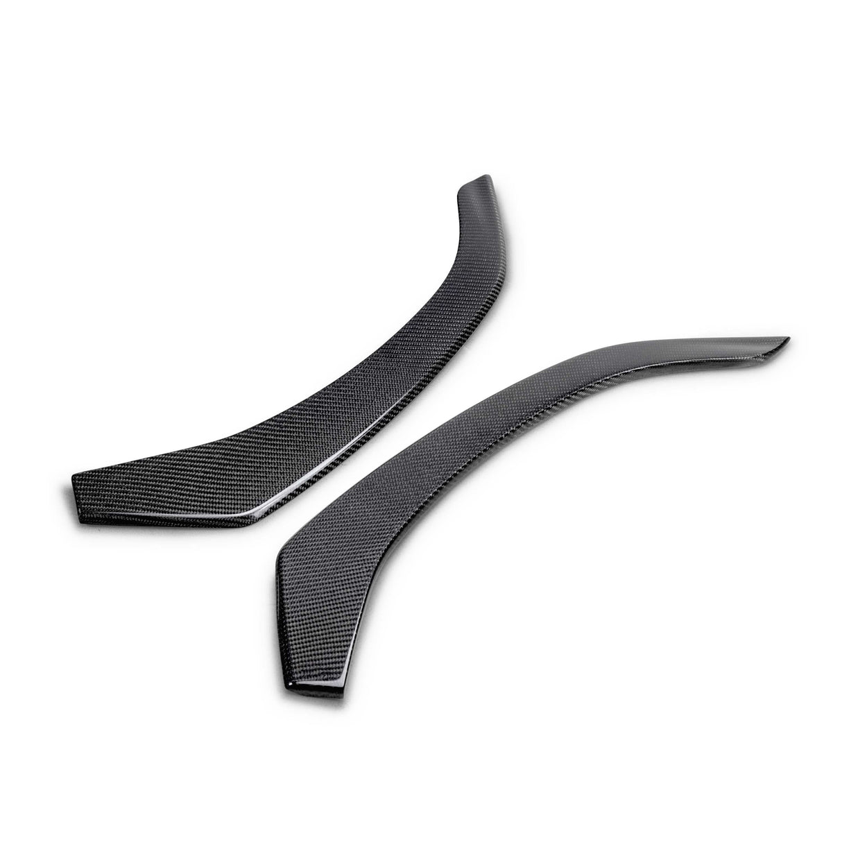 Carbon fiber rear door trim for 2022-2024 Subaru WRX