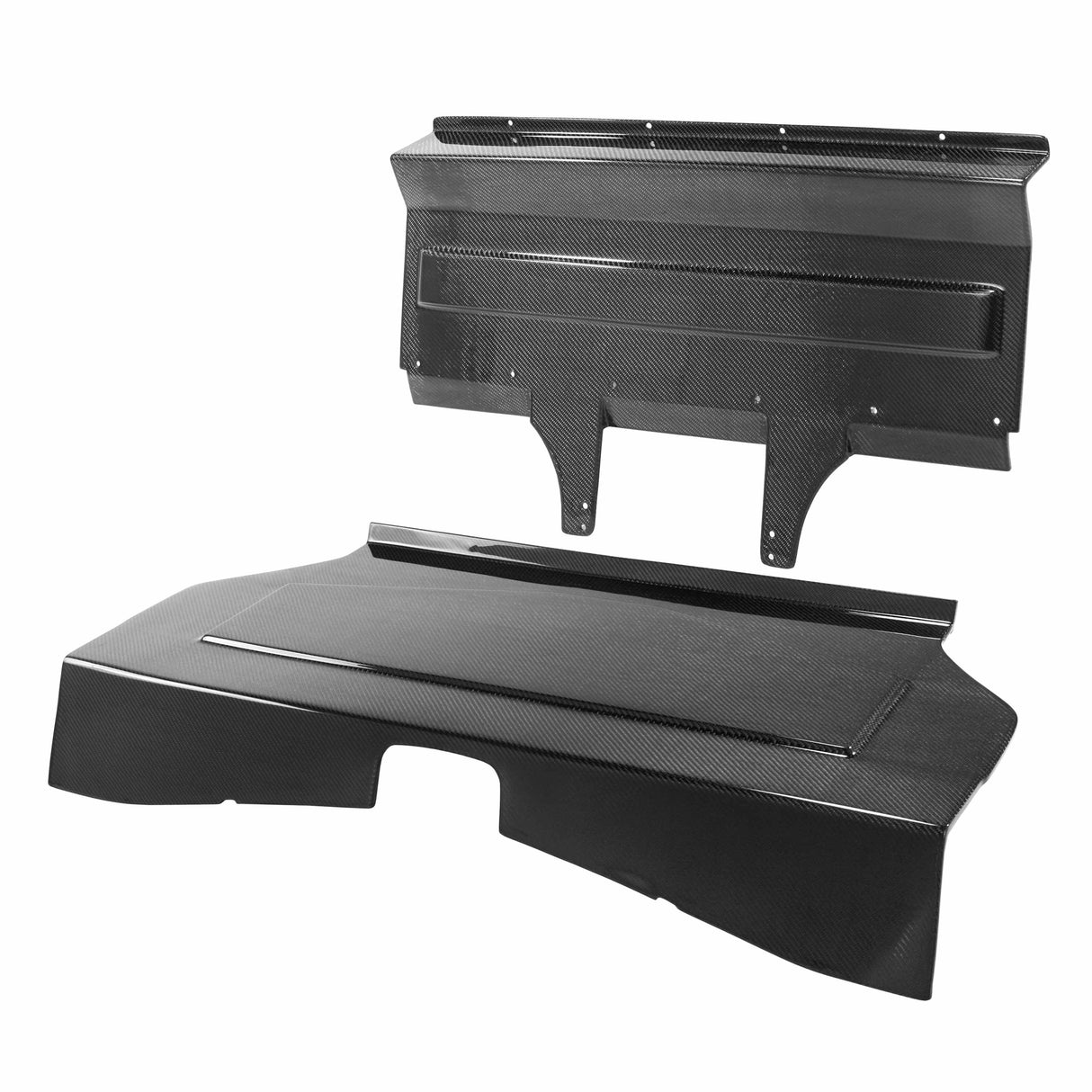 Carbon fiber rear seat panels for 2013-2020 Scion FRS / Subaru BRZ (2 pieces)