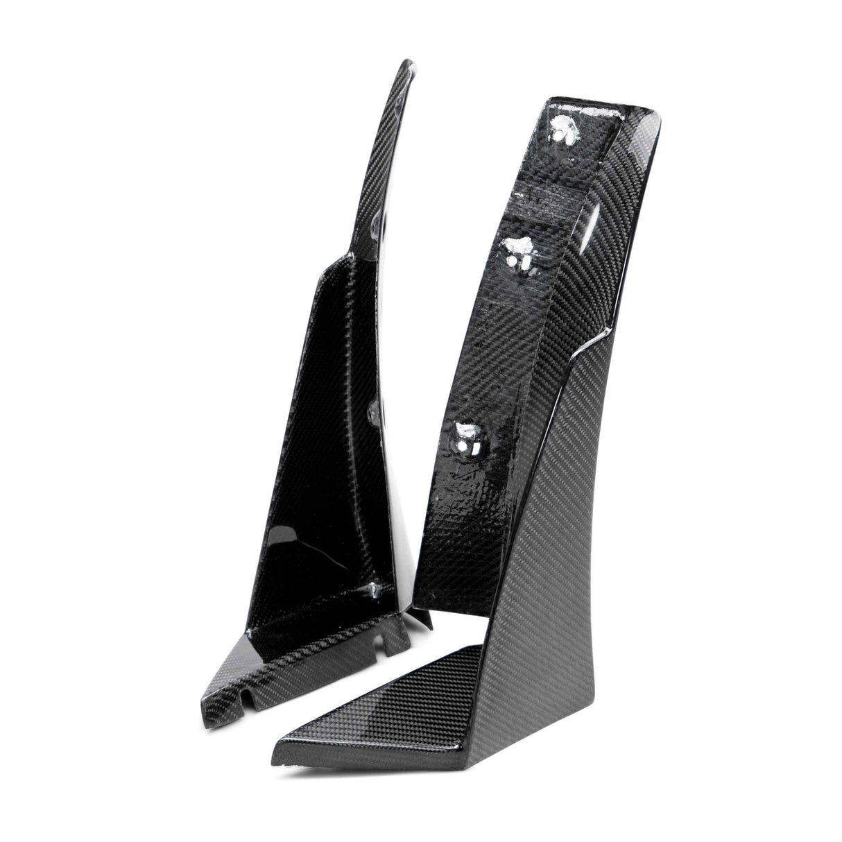 Carbon fiber front bumper canards for 2015-2019 Chevrolet Corvette C7 Z06