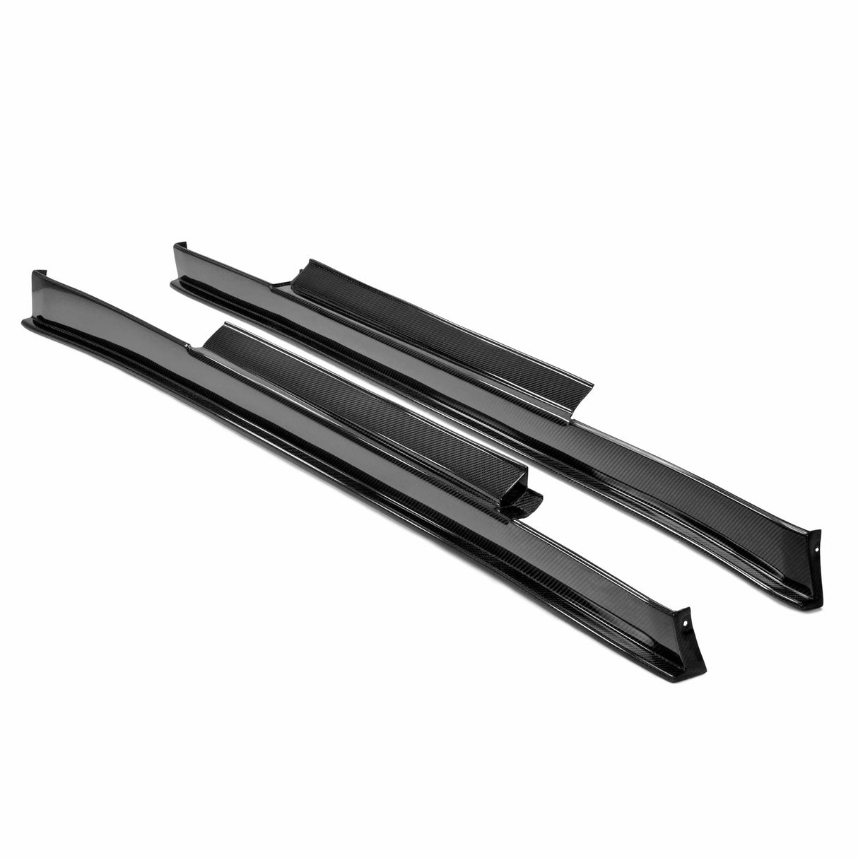 SS-style carbon fiber side skirts for 2009-2016 Nissan GTR