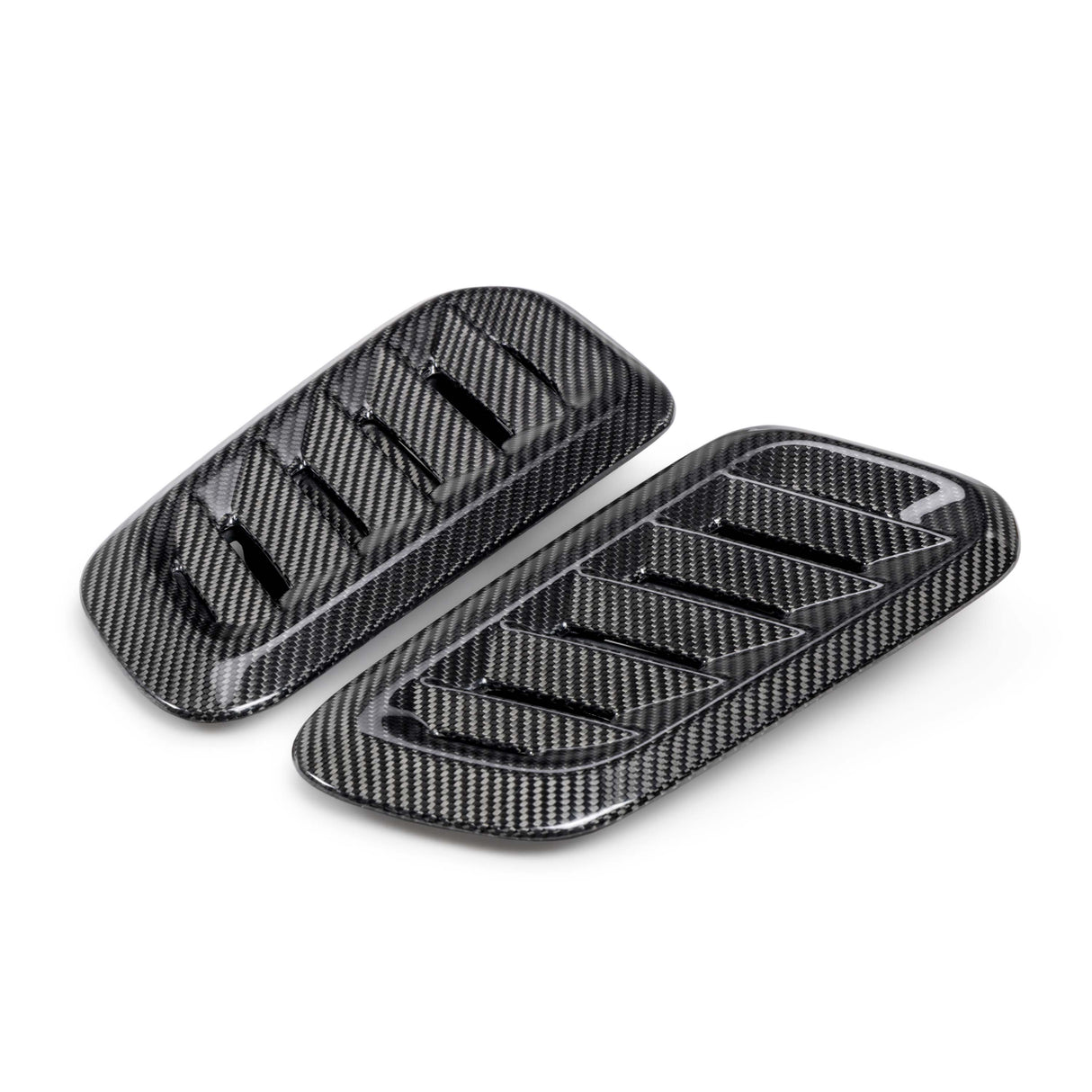 Dry carbon fiber hood vents for 2023-2024 Toyota GR Corolla - Gloss finish