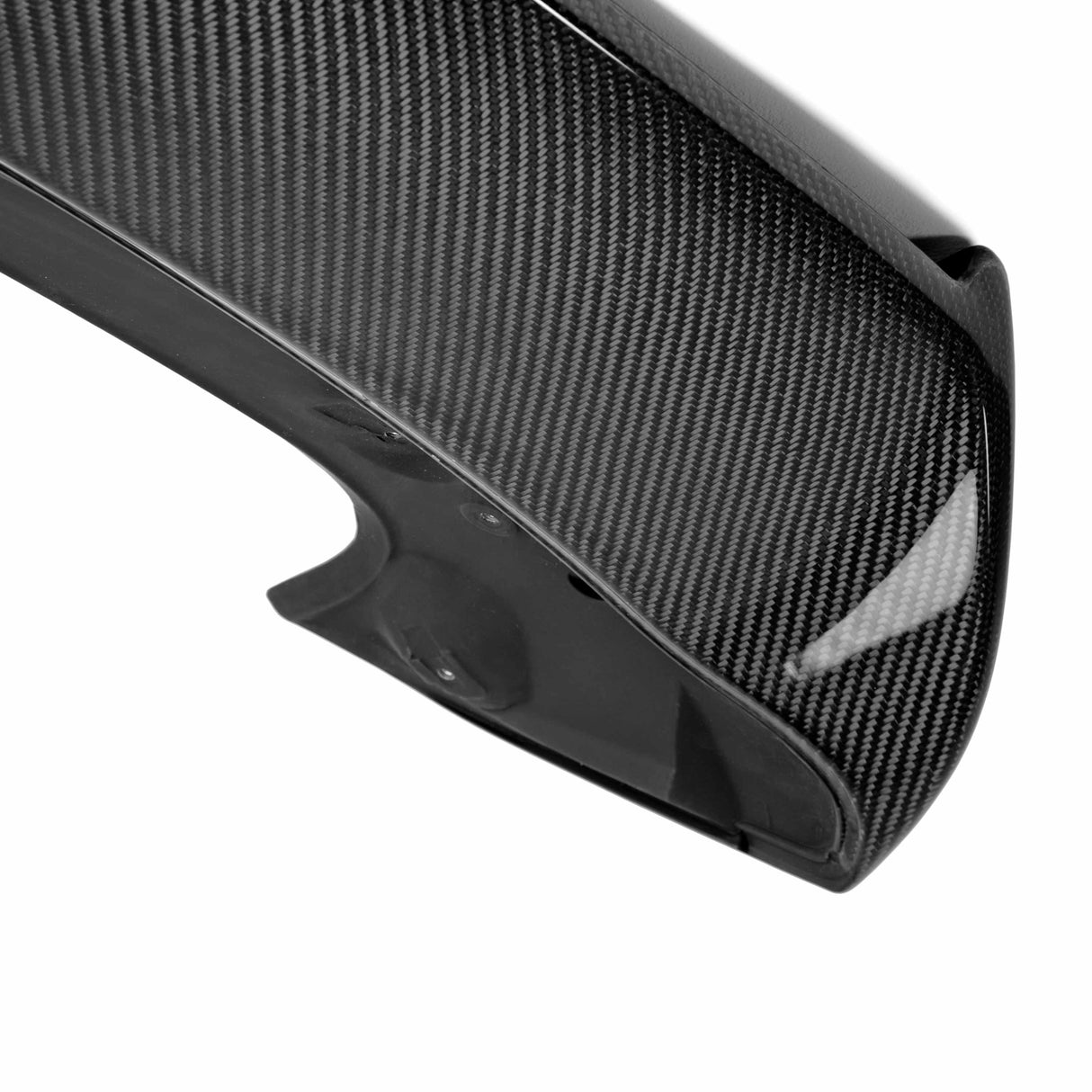 STI-style carbon fiber rear spoiler for 2008-2014 Subaru WRX/STi HB (shaved with no 3rd brake light)