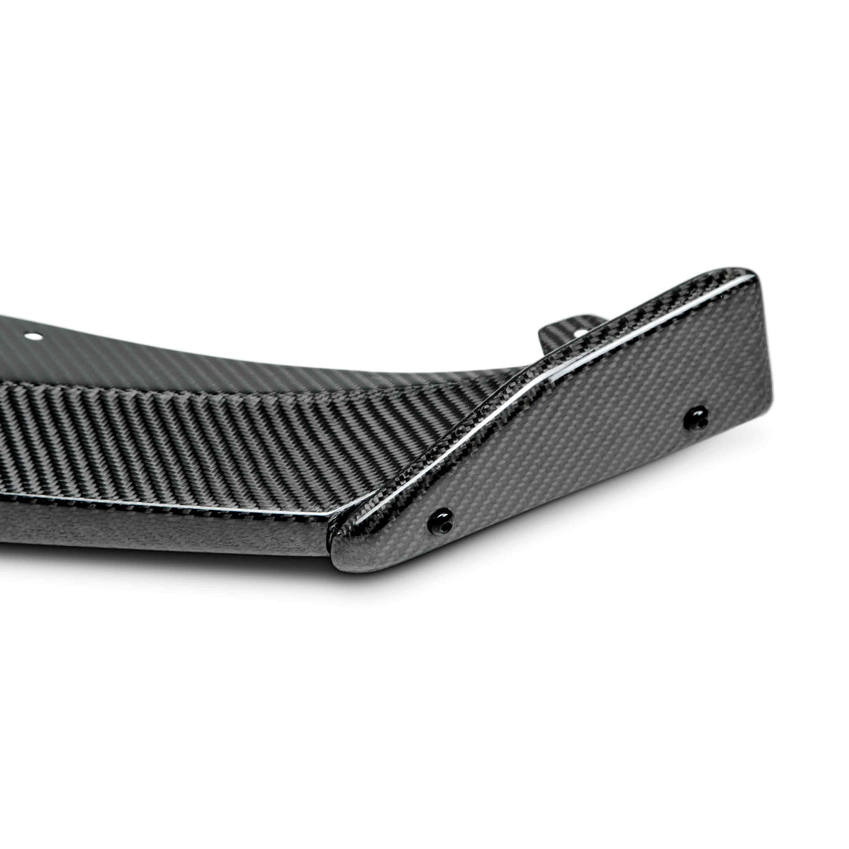 Carbon fiber front splitter with small end caps for 2015-2019 Chevrolet Corvette C7 Z06