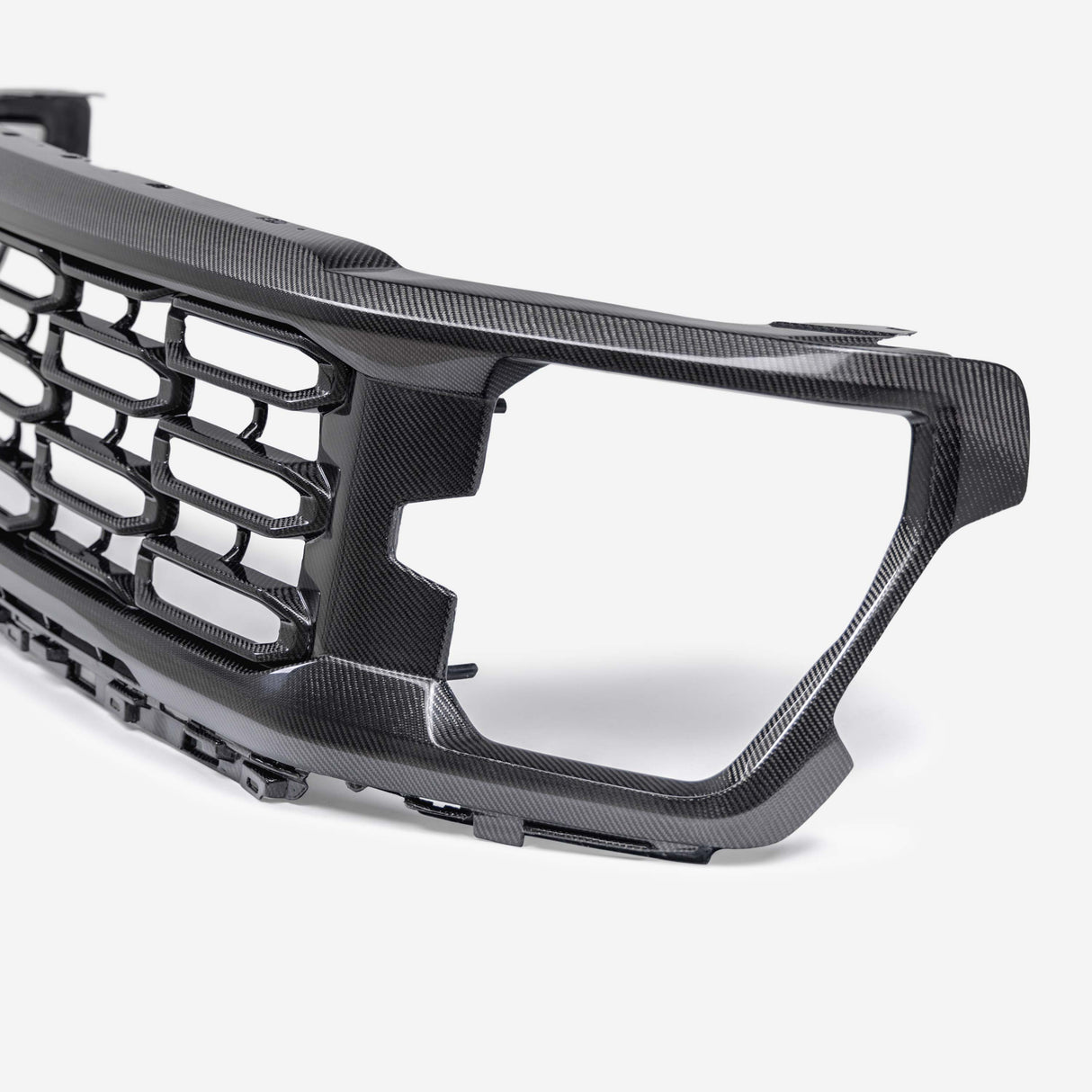 Carbon fiber front grille for 2024 Ford F-150 XL/XLT