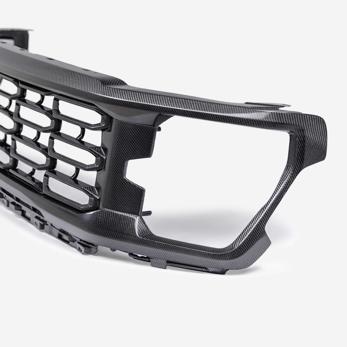 Carbon fiber front grille for 2024 Ford F-150 XL/XLT