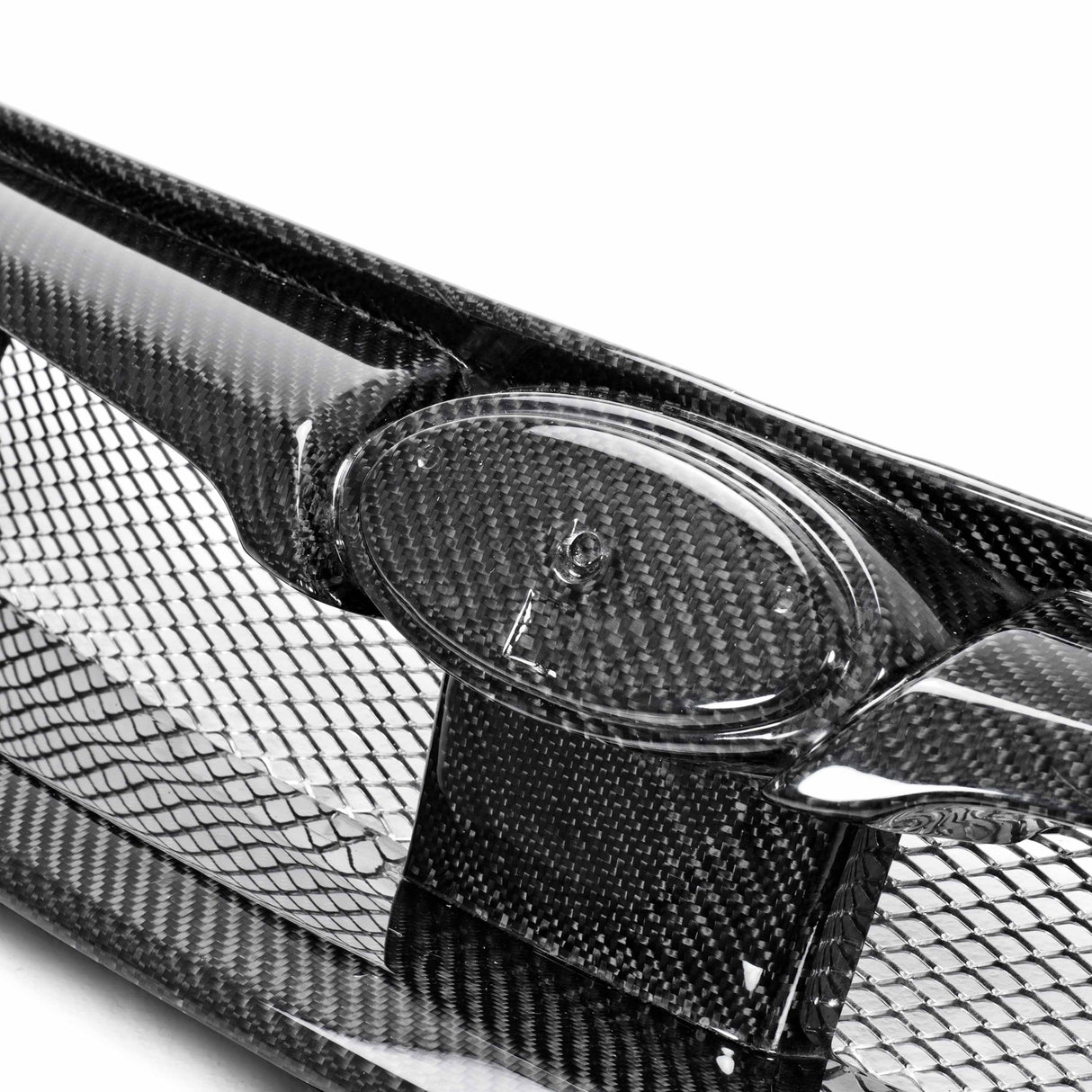 STI-style carbon fiber front grille for 2011-2014 Subaru WRX STi