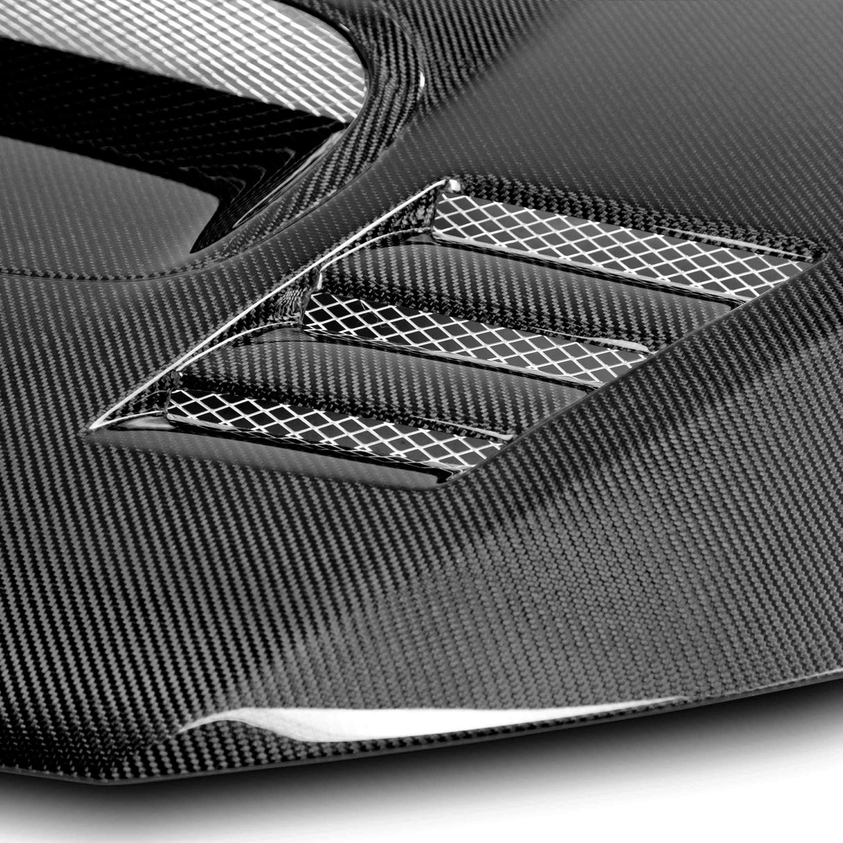 CWII-style carbon fiber hood for 2008-2014 Subaru WRX/STi