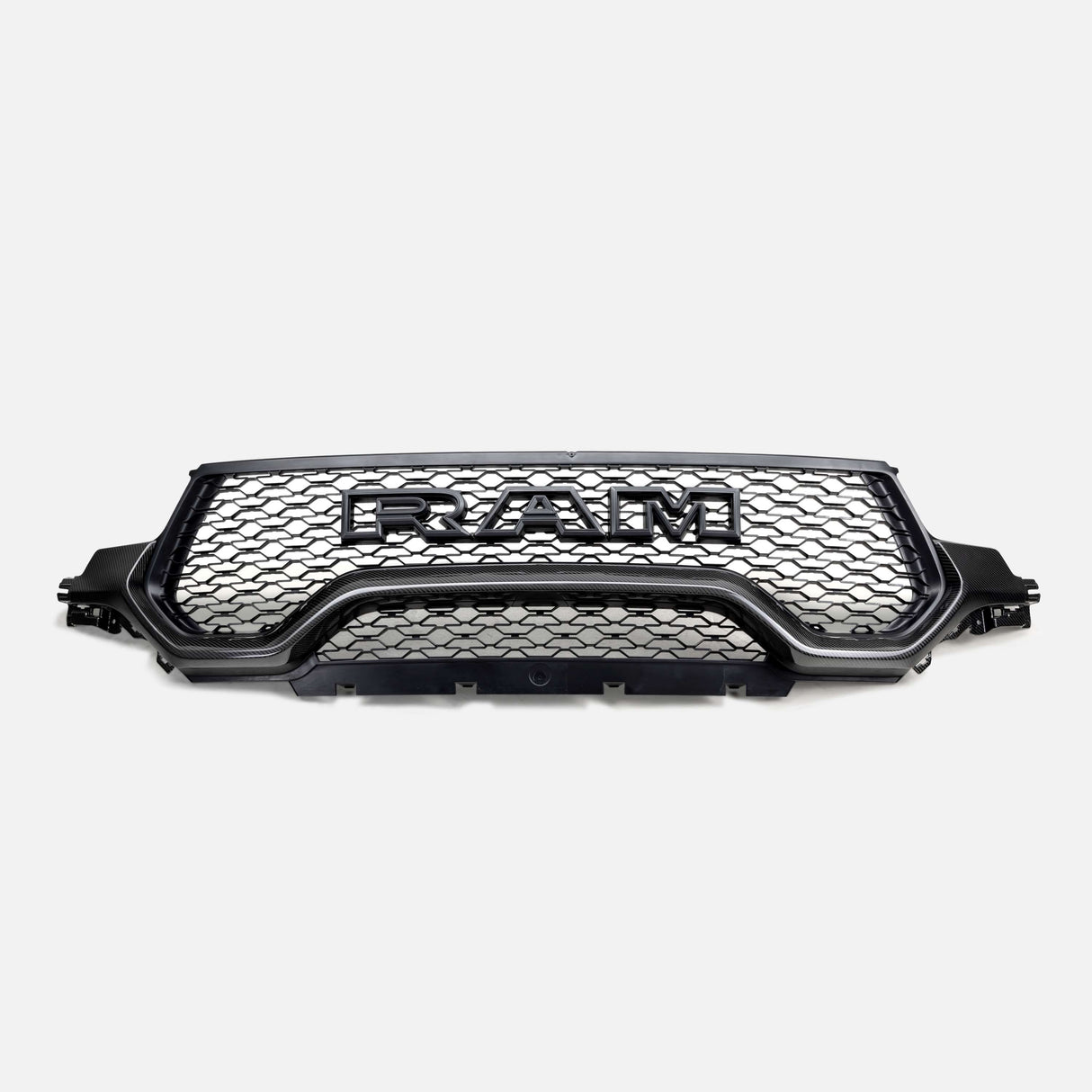 Type-OE carbon fiber front grille lower trim for 2021-2024 RAM TRX