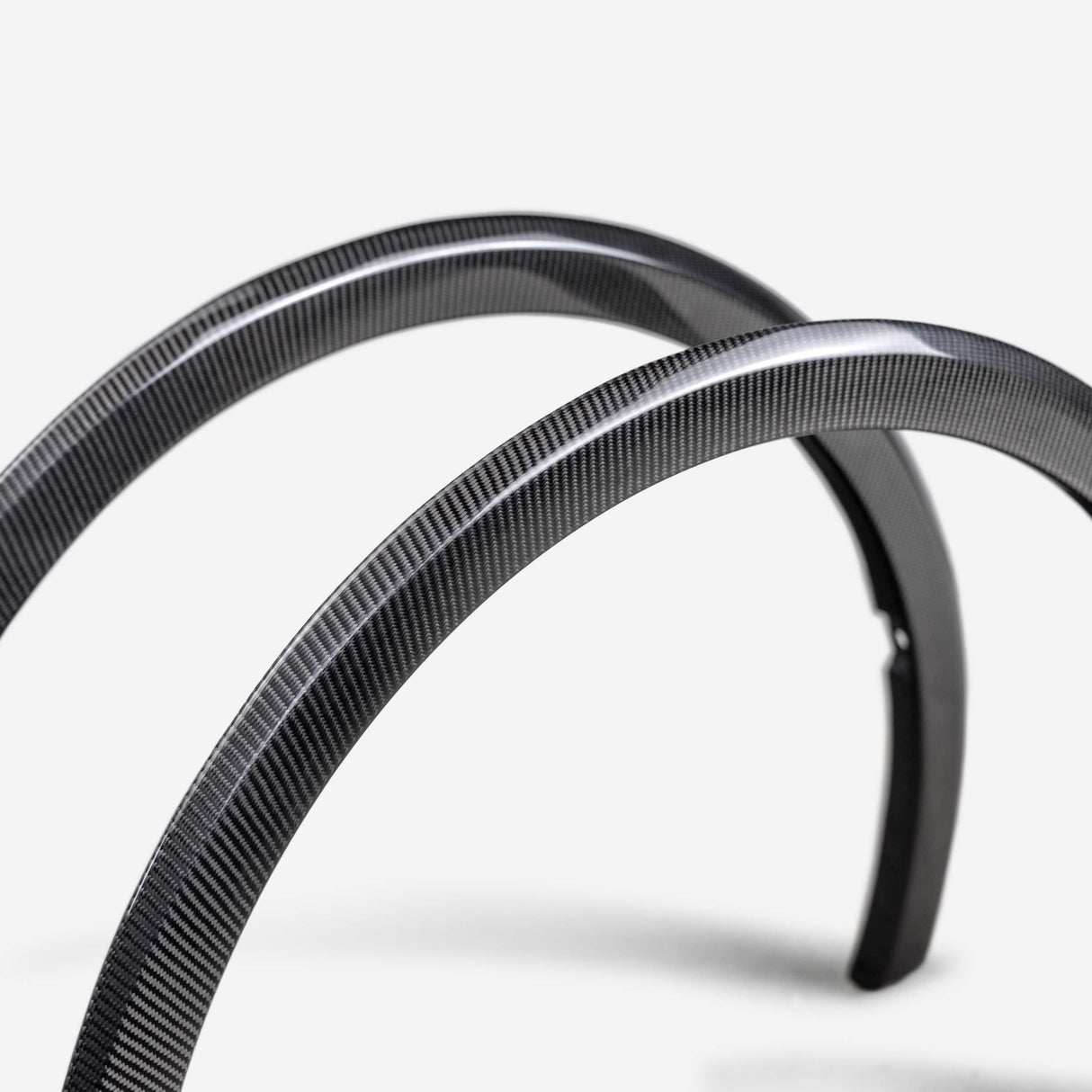 Carbon fiber front fender trim for 2023-2024 Toyota Prius