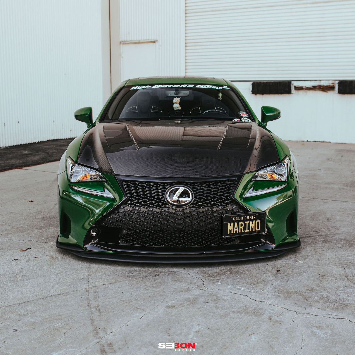 TS-style carbon fiber hood for 2017-2022 Lexus RC (Does not fit RCF)