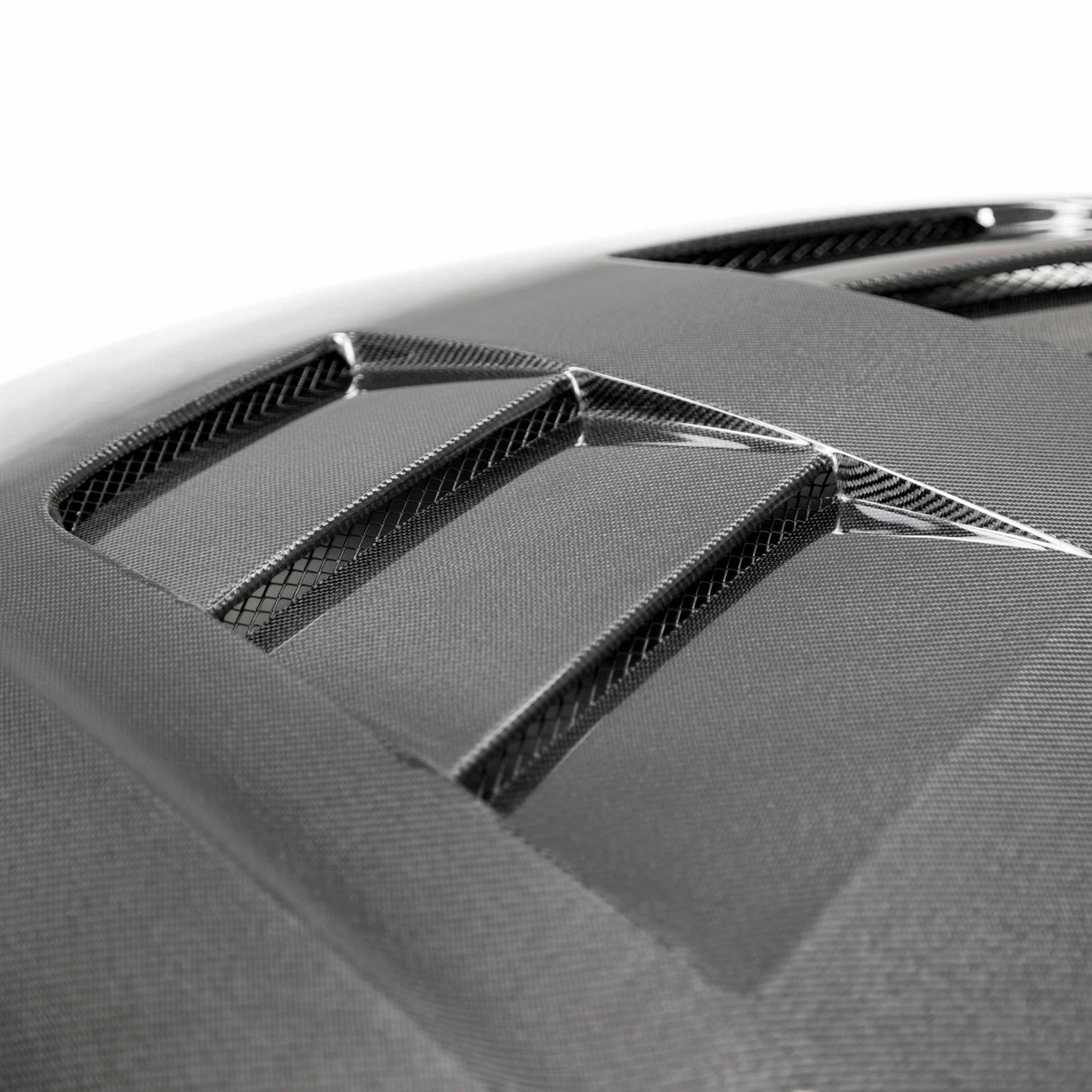TSII-style double sided carbon fiber hood for 2020-2023 Toyota Supra