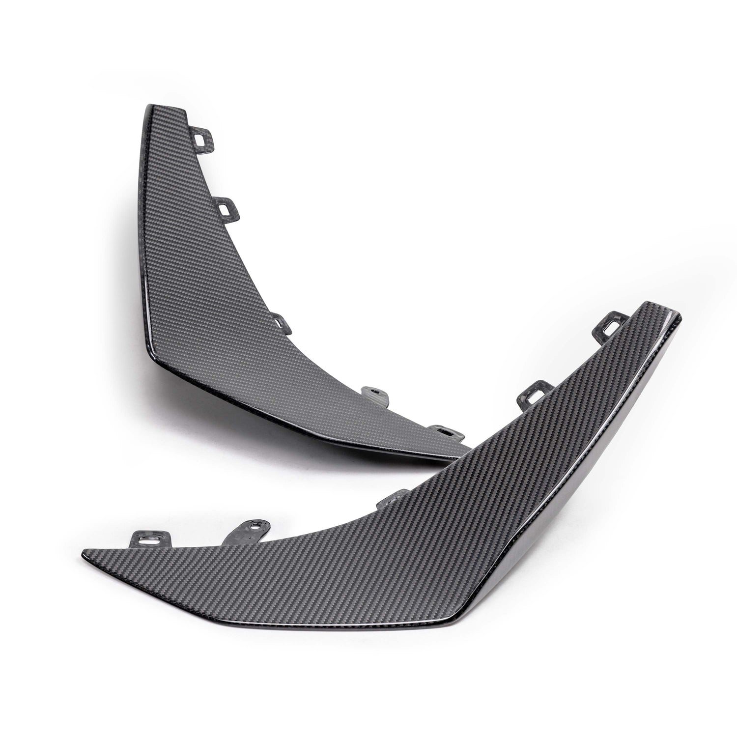 Carbon fiber dive planes for 2023-2024 Chevrolet C8 Z06 (PAIR)