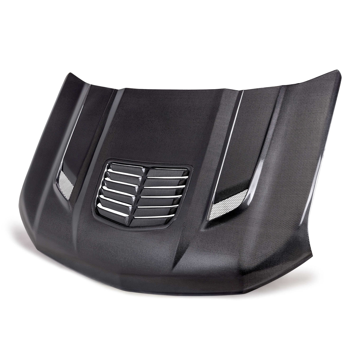 Type-T2 carbon fiber hood for 2020-2024 Chevrolet Silverado 1500