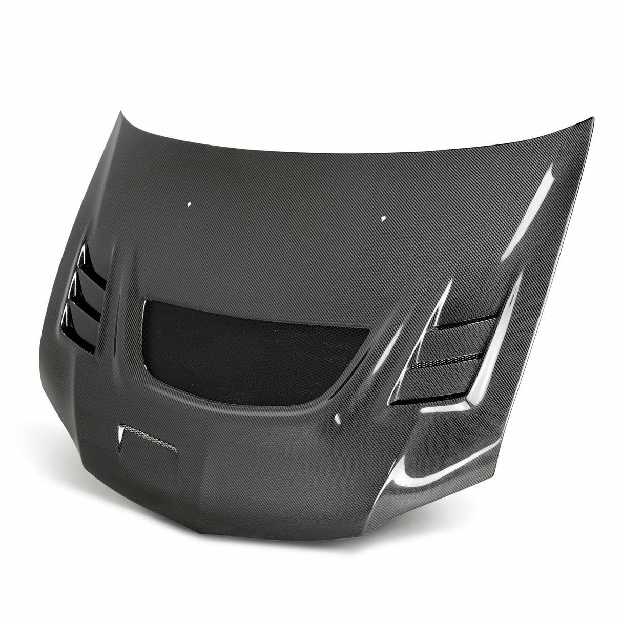 CW-style carbon fiber hood for 2003-2006 Mitsubishi Lancer EVO