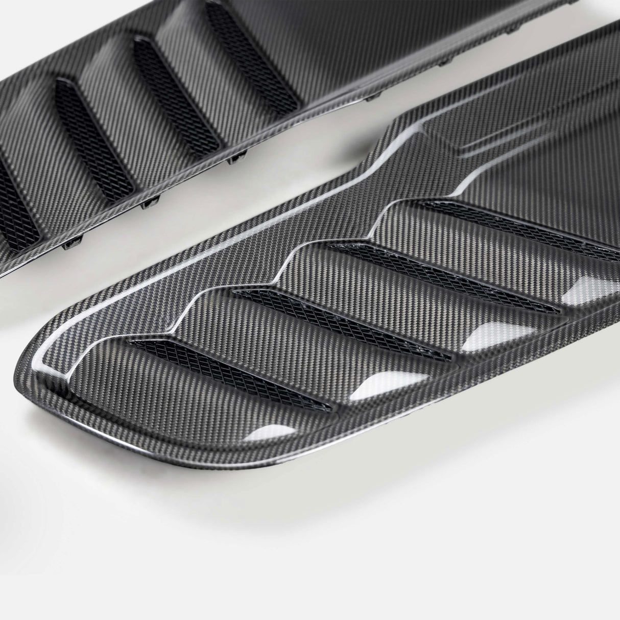 Type-OE carbon fiber hood vents for 2021-2024 RAM TRX (Pair)