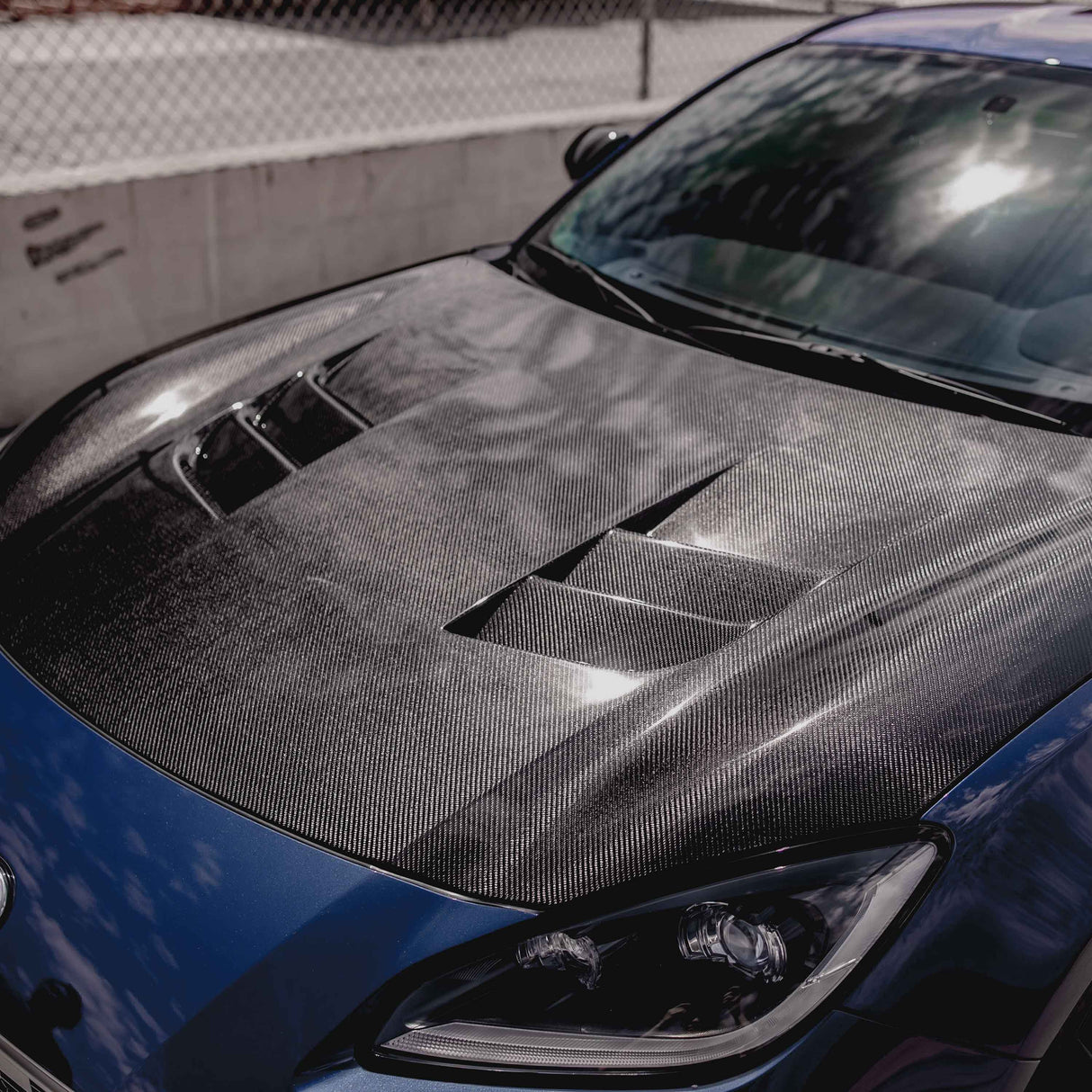 TS-style carbon fiber hood for 2022 Toyota GR86/ Subaru BRZ